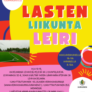 Hirvasen liikuntaleiri 8.6-12.6.2026 (110001)