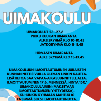 Uimakoulu 23.-27.6.2025 Hirvanen alkeisryhmä (120003)